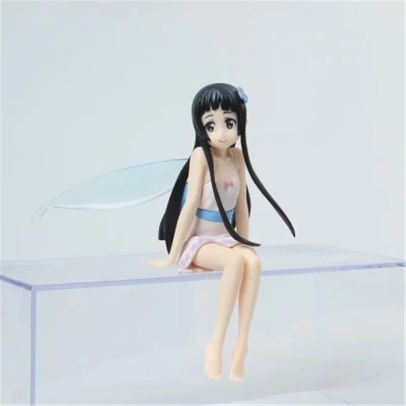 SAO Anime Sword Art Online Yui Sitting Ver . Swimsuit PVC Action Figure Desktop Decoration Model Noodle Stopper Toy Doll 12cm | Игрушки и