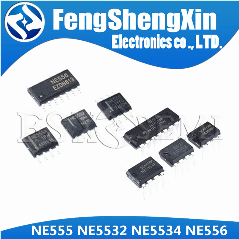 10 шт. NE555 NE555DR SOP 8 NE555P DIP NE5532 NE5532DR NE5532P NE5534 NE5534DR NE5534P NE556 NE556N 14 NE556DR IC|Интегральные
