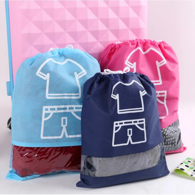 Harga Tas Penyimpanan Sepatu Tas Pakaian Pelindung Tahan Debu Tas Kantong Perjalanan Tali Penutup Non-tenun N6N001B29