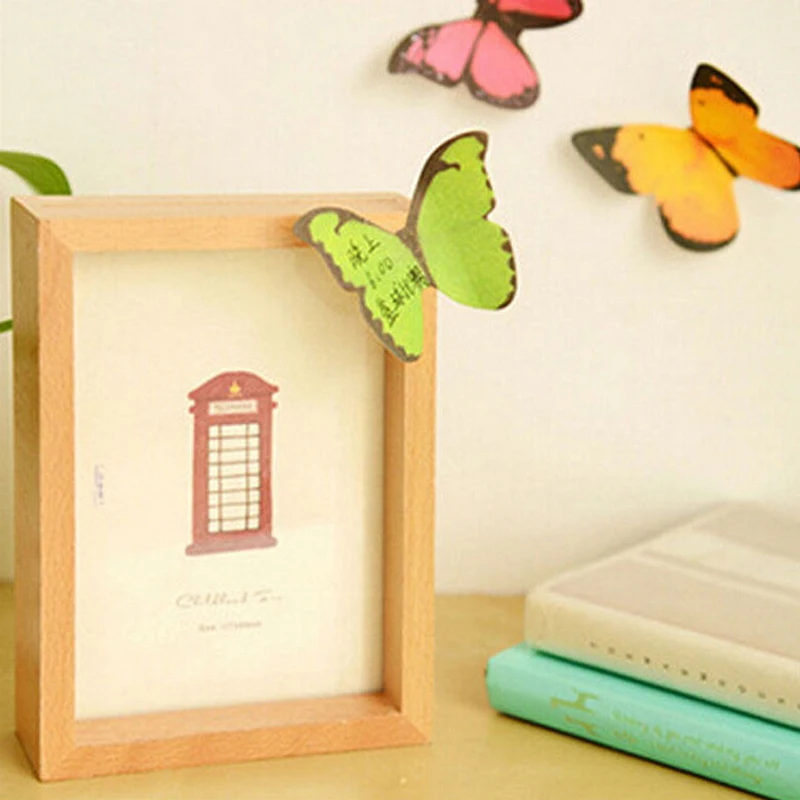 1 упаковка новая милая Бабочка стикер пост ит маркер Закладка Стикеры с флагами