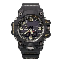 gwg1000 brand men sports watches dual display analog digital led electronic leisure wristwatches waterproof military watch