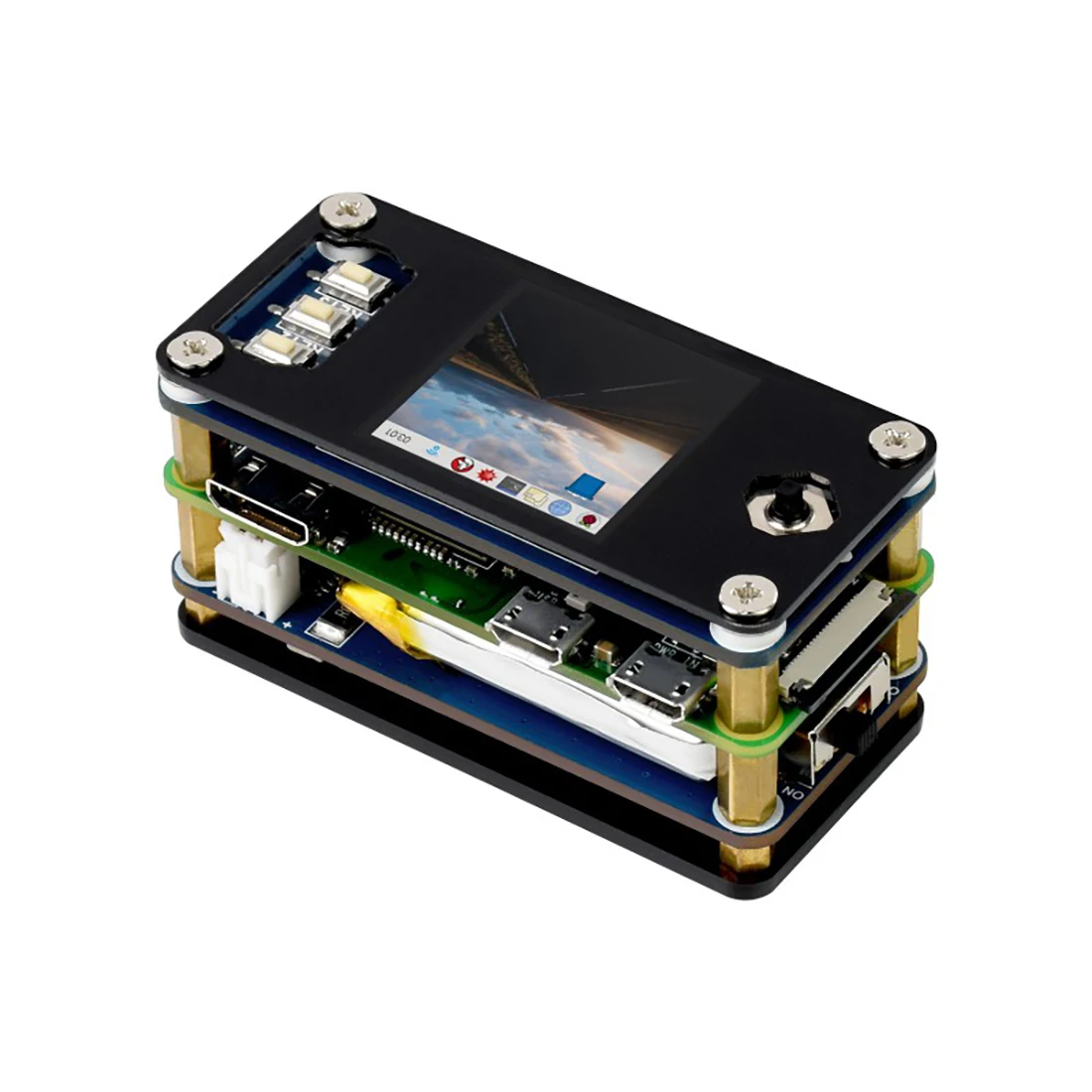 Raspberry Pi Zero WH посылка F с фотомодулем и ЖК-дисплеем 1 3 дюйма 512 МБ ОЗУ 802 11 b/g/n Wi-Fi