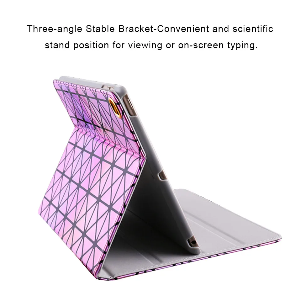 Для Ipad 9 7 дюймов портативный лазерный алмазный узор i Pad чехол раскладушка