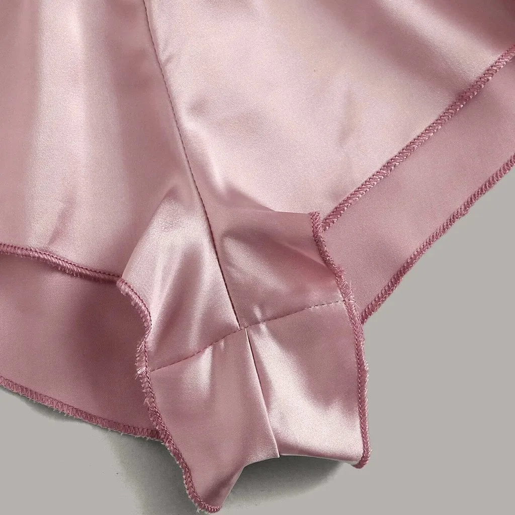 

Sexy Ladies Lace Lingerie Silk Underwear Sleepwear Underwear Pajamas Satin Lingerie Sexy Bra Set Women's Sleepwear Sleeveless