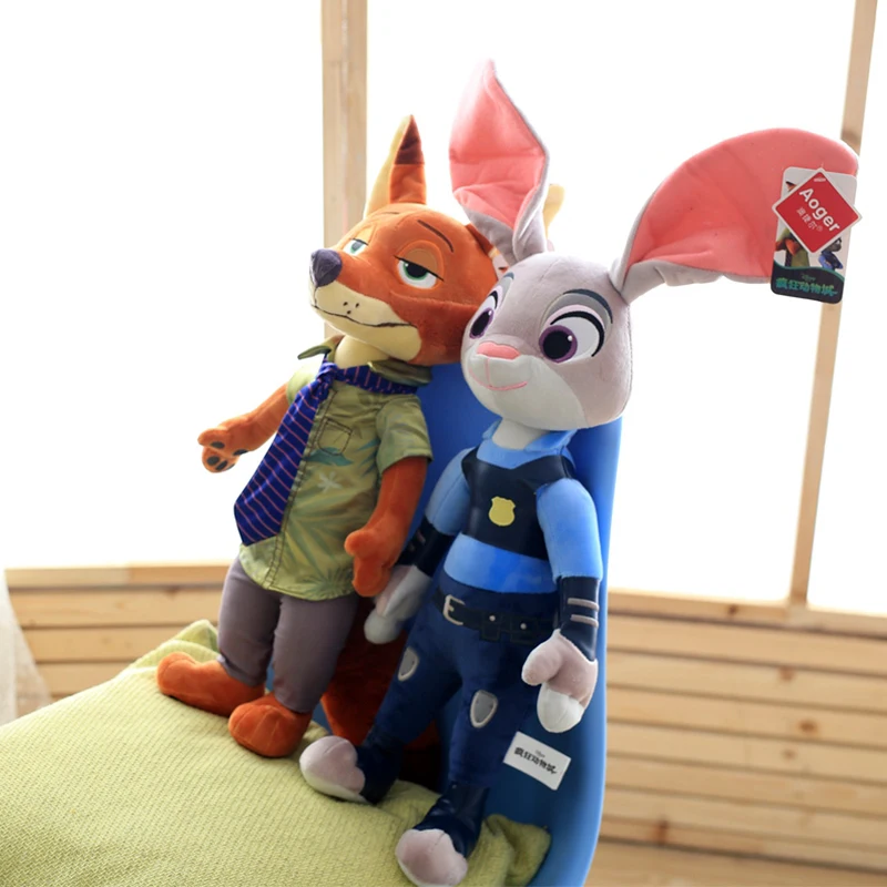 Плюшевые игрушки Zootopie Judy Hopps Ник вильд Аниме фигурки кукол кролик СОФО крутая