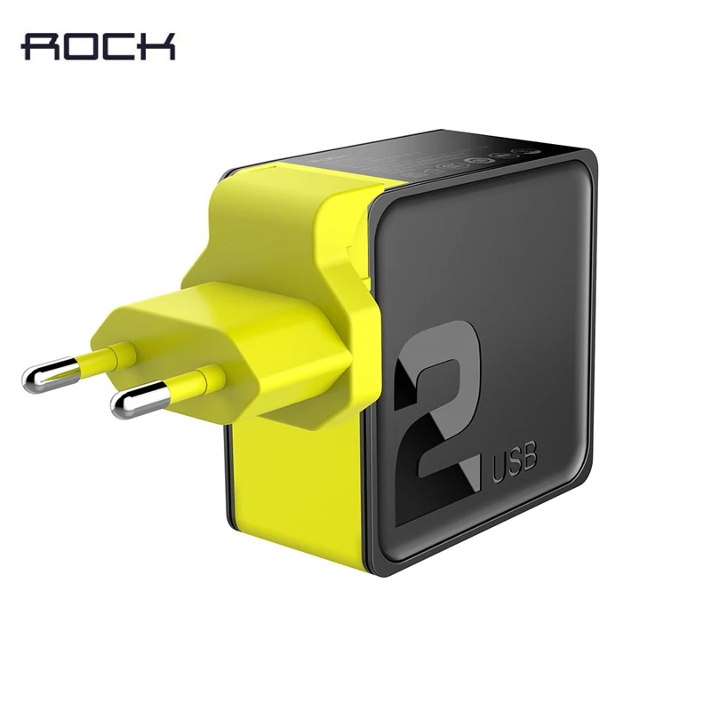 Дорожное зарядное устройство Rock USB PD для samsung S10 Note 10 Plus, 2 в 1, складное зарядное устройство для телефона с европейской вилкой для iPhone 11 Pro Max