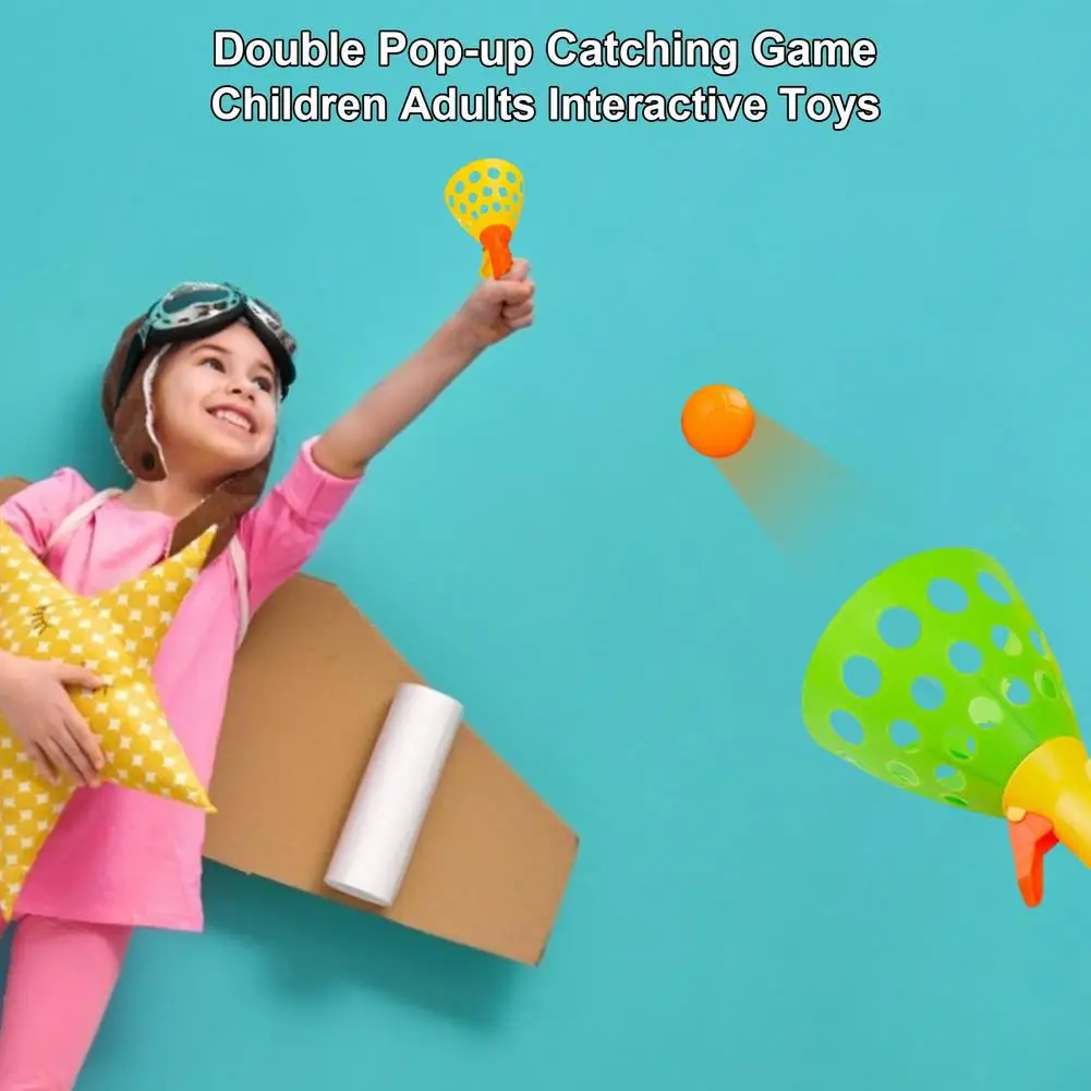 

Double Pop Up Click & Catch Cones Birthday Party Favor Pinata Ball Game Gift Gag Toy Kid Outdoor Play Prize