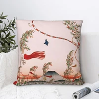 tokyo on festival square pillowcase cushion cover spoof home decorative polyester pillow case sofa seater simple 4545cm