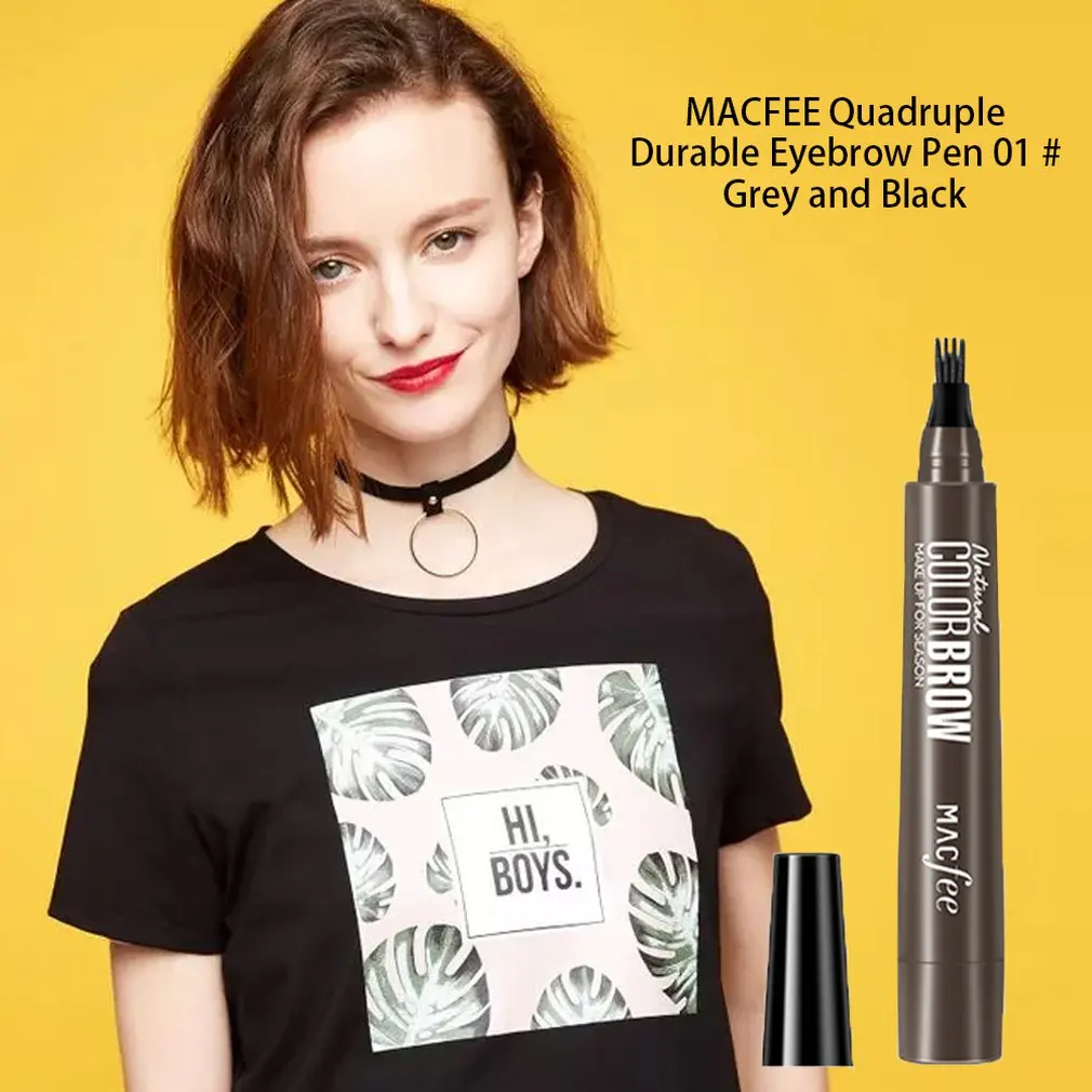 Для Macfee четыре вилки стойкий Водостойкий карандаш для бровей карандаша жидкий