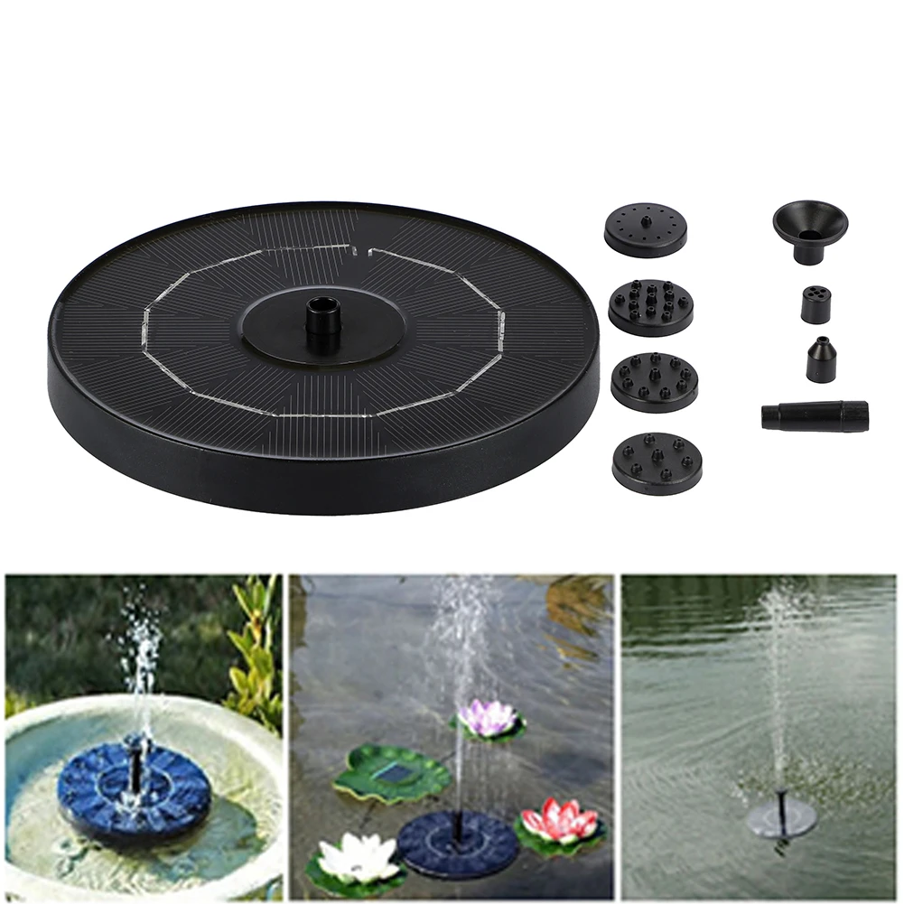 

Solar power floating fountain water pump for outdoor garden pond pool aquarium landscape solar submersible pump