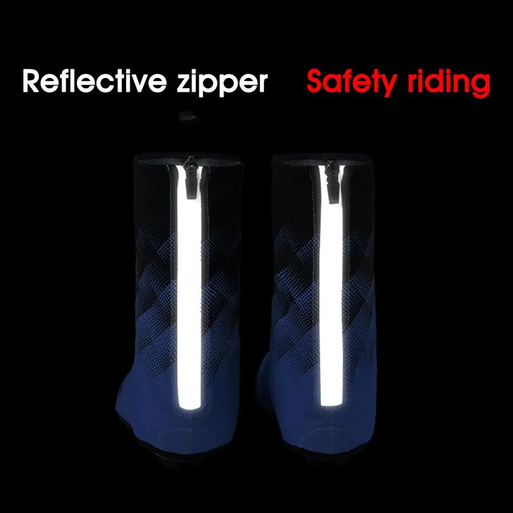 

Cycling Overshoes Winter MTB Mountain Road Bike Shoe Covers Ultralight Waterproof Windproof Warm Cover Reflective Shoe Covers