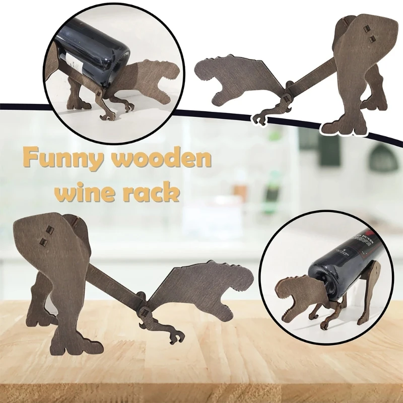 

Dinosaur Wine Bottle Racks Silicone Mold Epoxy Resin Wine Holder Stand Shows Diy Casting Home Decoration Jewelry Making Tool