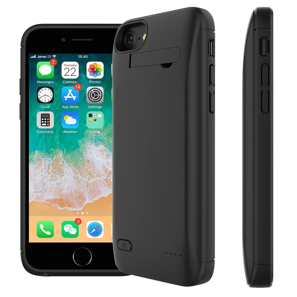 Для iPhone 7 8 X XS Max XR чехол для зарядного устройства 4000 мАч внешний резервный блок питания защитный чехол для зарядки 7 Plus 8 plus чехол