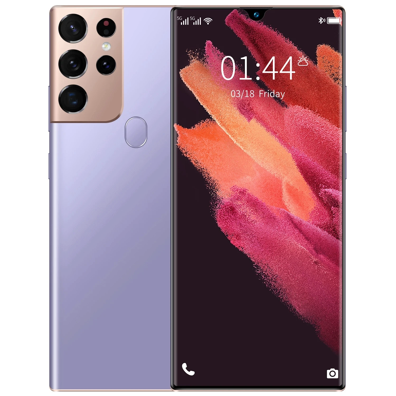 

S21U 6.9 Inch Smart Phone Global Version 12GB + 512GB 6000mAh Fingerprint Face Unlock Dual SIM Android 10 Fast Shipping