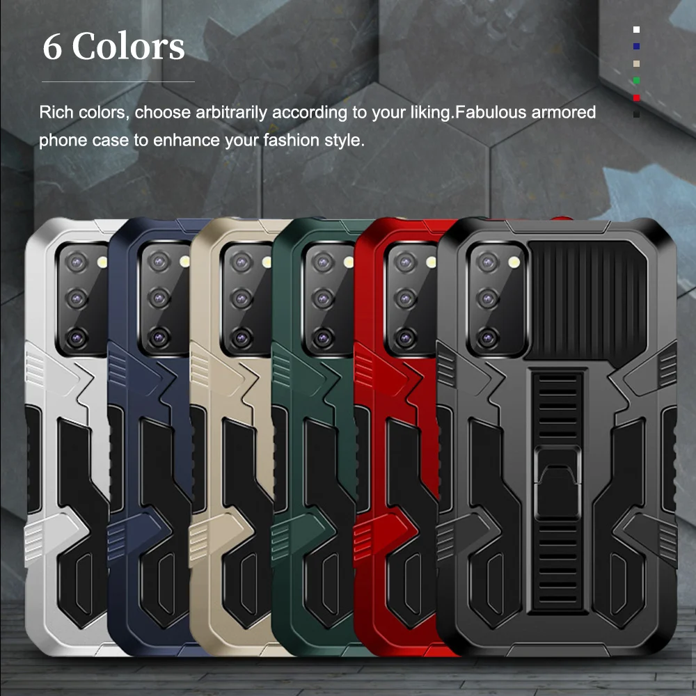 funda poco x3 nfc pro case luxury shockproof armor stand cover xiaomi poco x4 m4 m3 pro f3 x3 phone holder cover poco x 3 pocox3 free global shipping