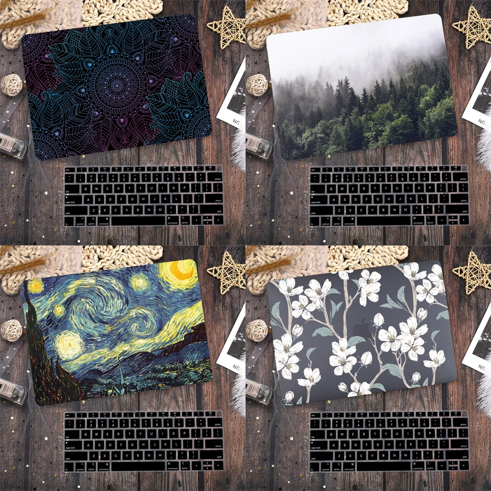 Матовый чехол для Macbook Air Pro 13 2020 A2337 A2289 M1 Mac Book 3 15 дюймов с сенсорной панелью и