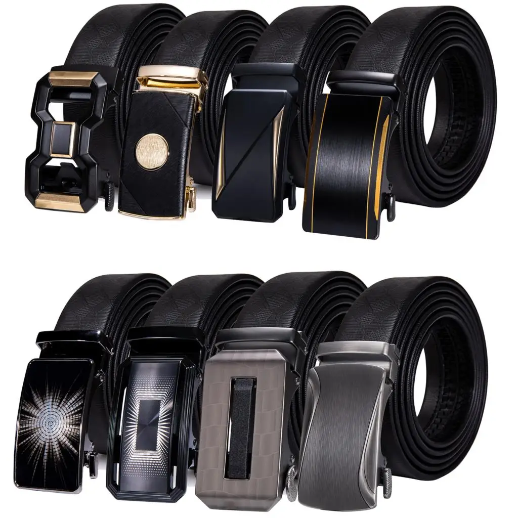 

Luxury Mens Belt Alloy Automatic Buckle Leather Belts For Men Leather Strap For Jeans Business Style Designer Brand Belt DiBanGu