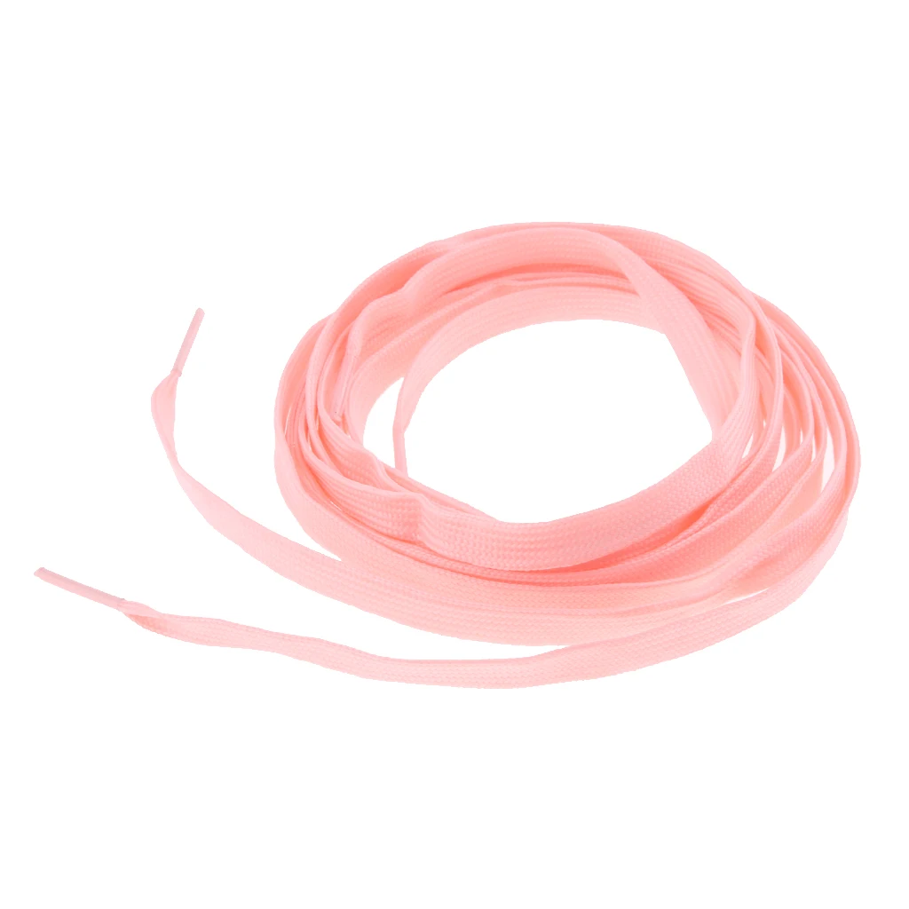 1 пара флуоресцентных вязаных шнурков 180 см для роликовых коньков ботинок