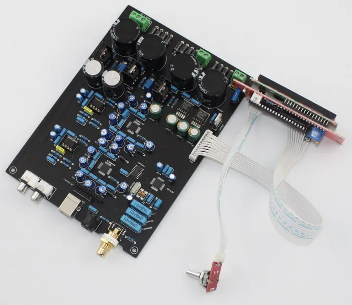 Новый Поддержка DOP DSD волоконно-оптический коаксиальный USB вход DAC аудио усилитель