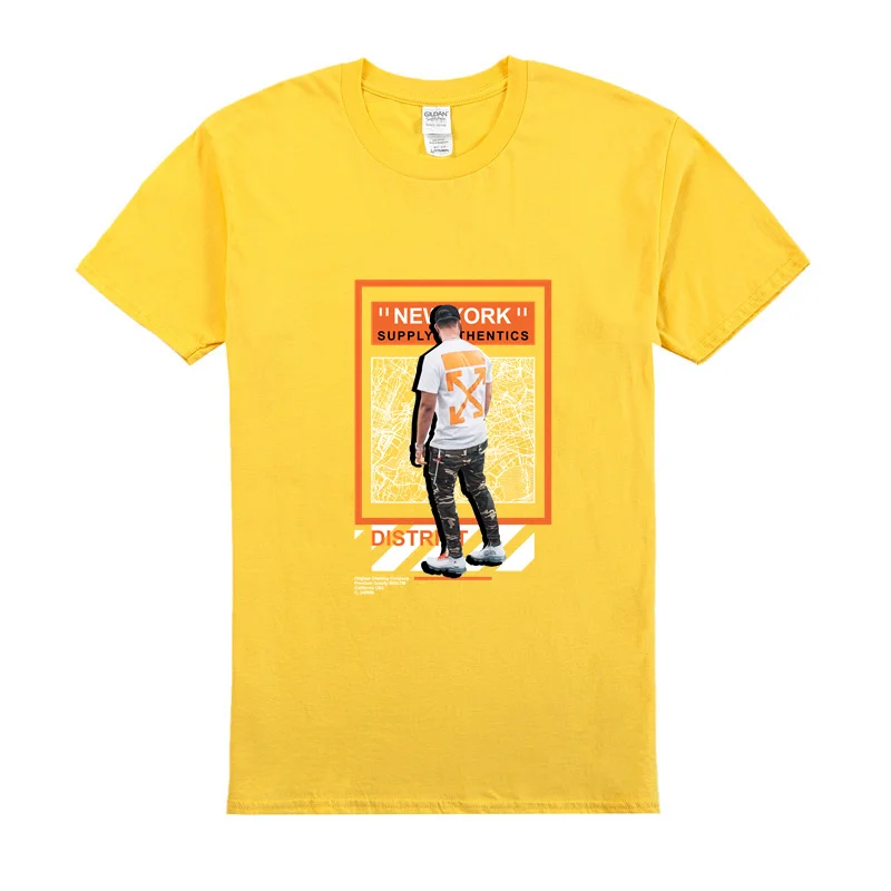 

Fashion brand new summer high quality 100% cotton short sleeve men's printed T shirt jacket daily leisure O collar short sleeve