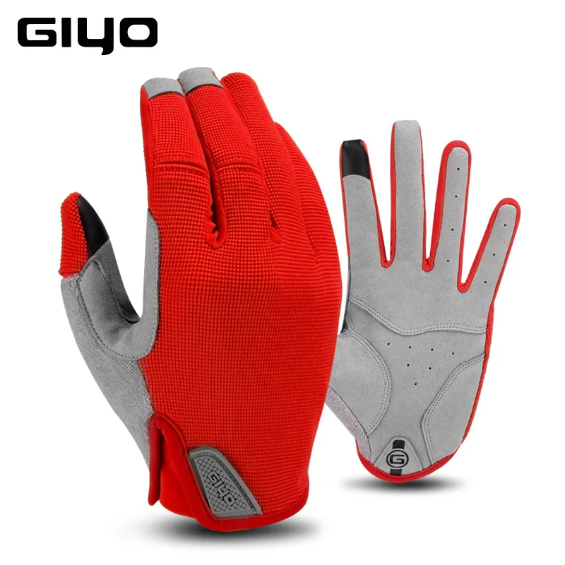 

GIYO S-05 Sports Long Full Finger Cycling Glove Women Men Bicycle Touch Screen Windproof Warm Gloves for Mountain Bike