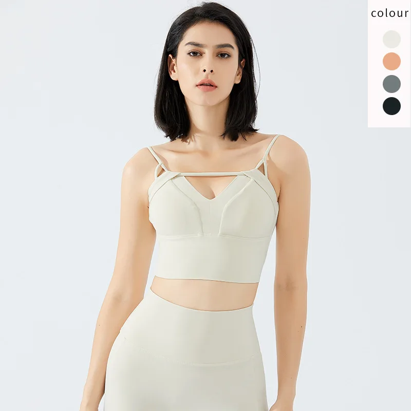 Бюстгальтер для йоги с эффектом пуш-ап и открытой спиной хорошее качество
