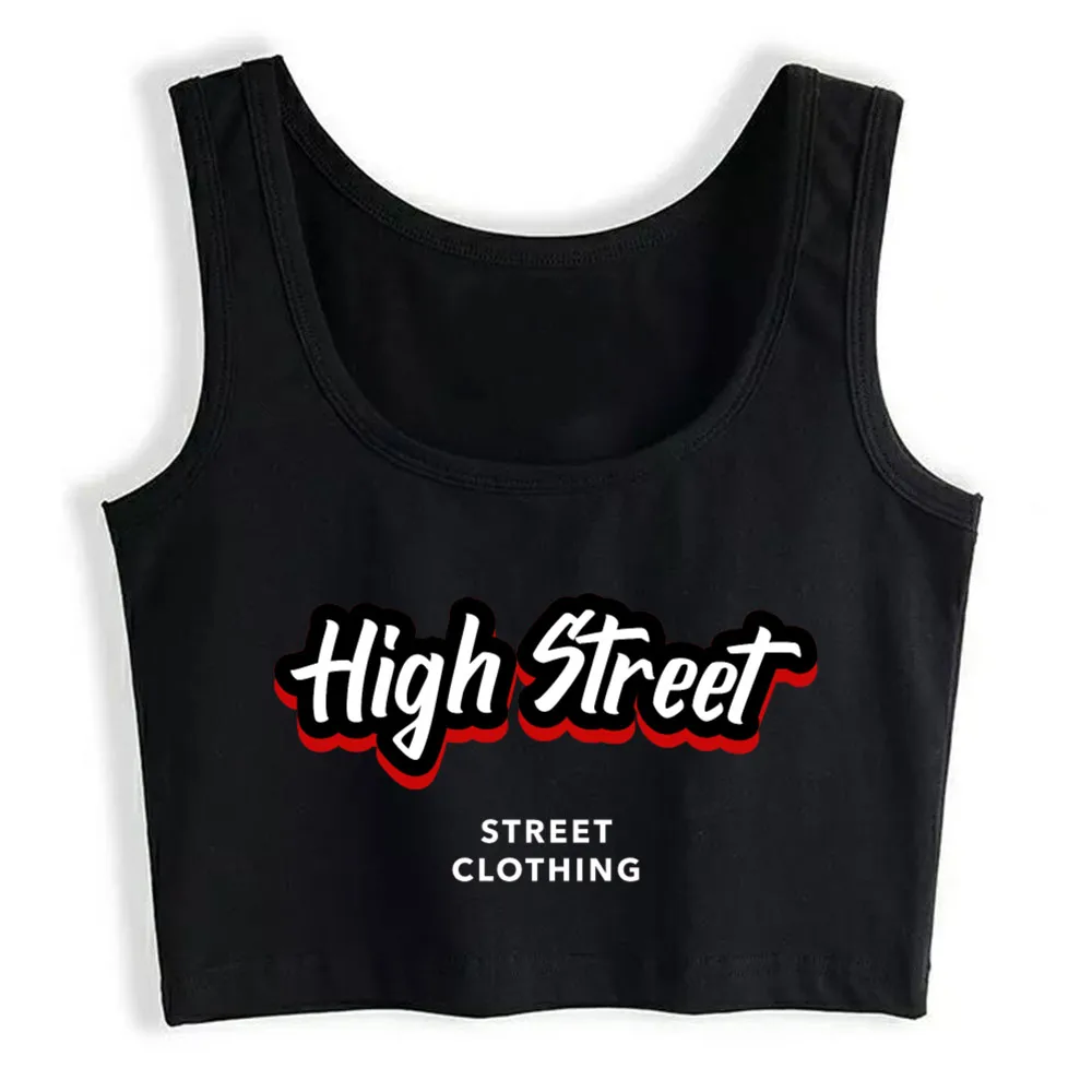 

Crop Top Women High Street Clothing Harajuku Tank Top Women Funny Women Clothes