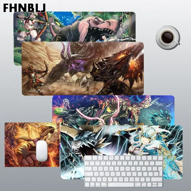 

FHNBLJ Monster Hunter Laptop Gaming Mice Mousepad Size for Office Long Table Mat Kawaii Desk for Teen Girls for Bedroom