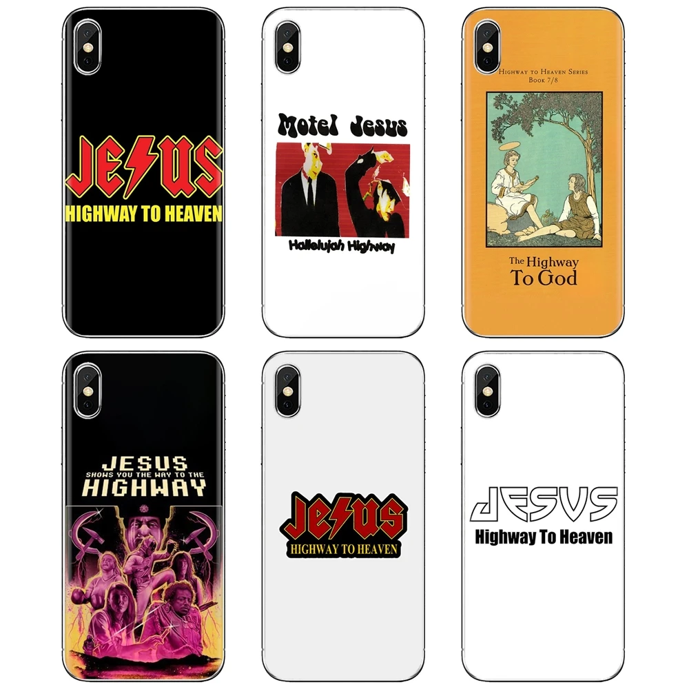 Чехол с изображением Иисуса из дороги в небеса для iPhone iPod Touch 11 12 Pro 4 4S 5 5S SE 5C 6 6S 7 8 X