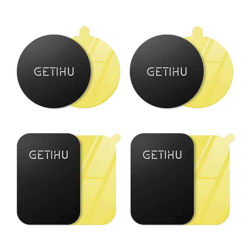 GETIHU 3 шт. Магнитная металлическая пластина магнитный диск подставка для телефона Магнитная металлическая пластина железная для автомобиля держатель для телефона - Цвет: 2Pcs