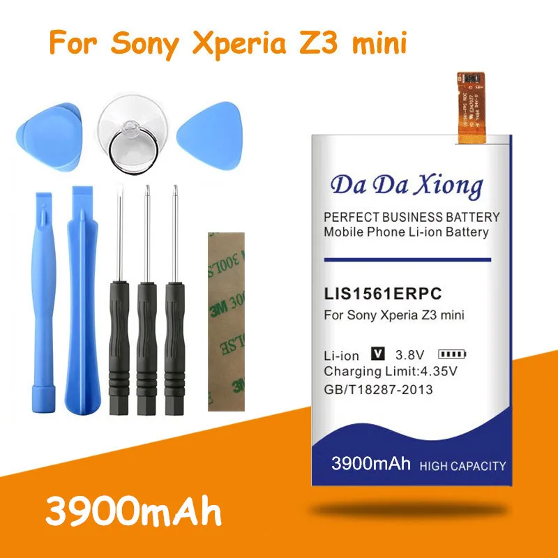 Аккумулятор для телефона 3900 мАч LIS1561ERPC Sony Ericsson Xperia Z3 mini Compact M55W D5833 SO 02G D5803 C4 E5303 E5333