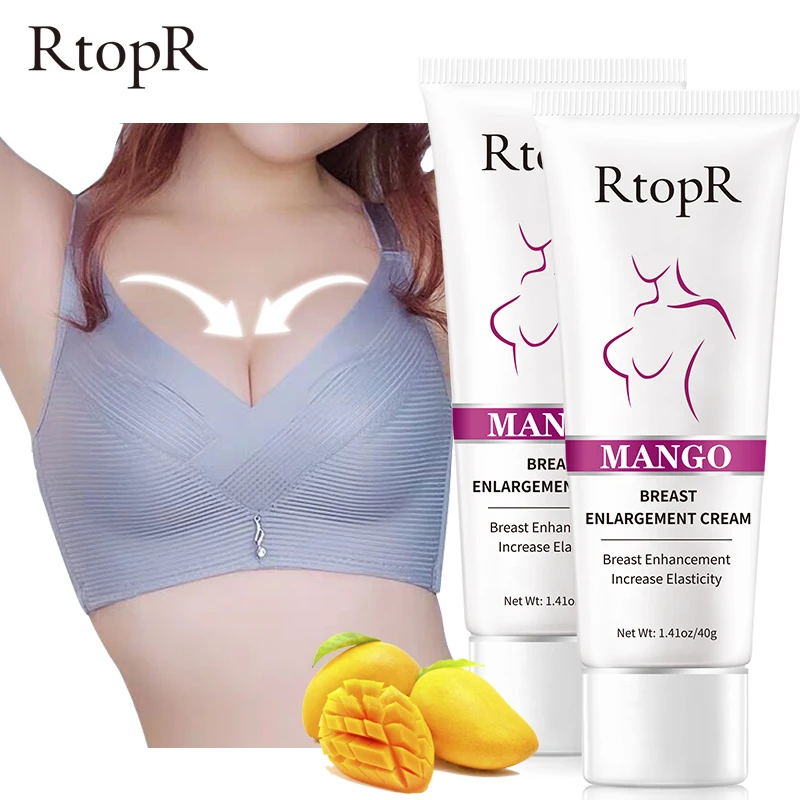 

2pcs Mango Breast Enlargement Cream Breast Enhancer Increase Tightness Big Bust Body Cream Effective Full Elasticity Breast Care