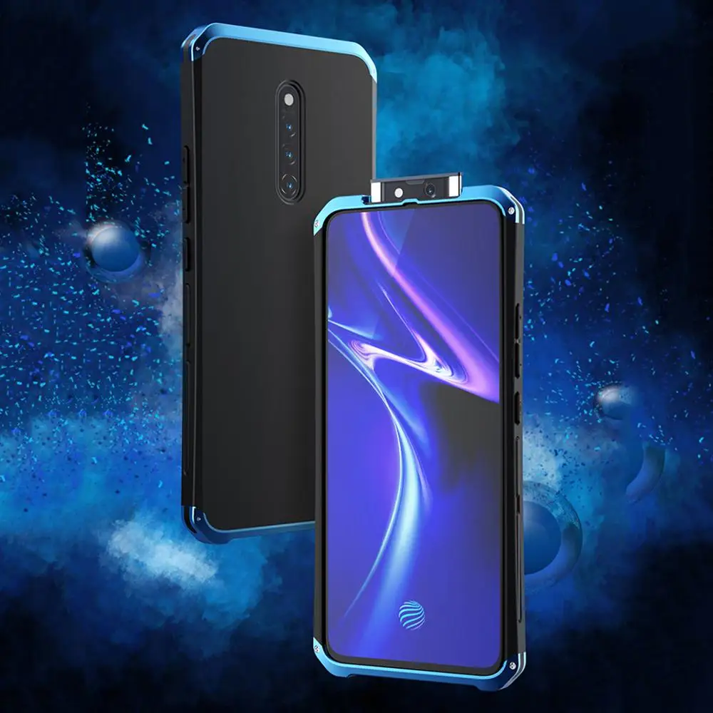 

Роскошный противоударный чехол для Vivo X27, тонкий чехол из твердого алюминия и гибридного поликарбоната, чехол для Vivo X27 Pro
