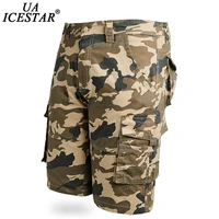 uaicestar 100 cotton camouflage shorts men brand 2021 summer new military slim pants large size casual jogger mens shorts