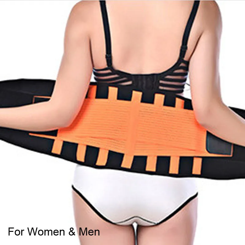 

Women Men Adjustable Elstiac Waist Support Belt Neoprene Lumbar Back Support Slimming Belt Fitness Belt Waist Trainer Heuptas