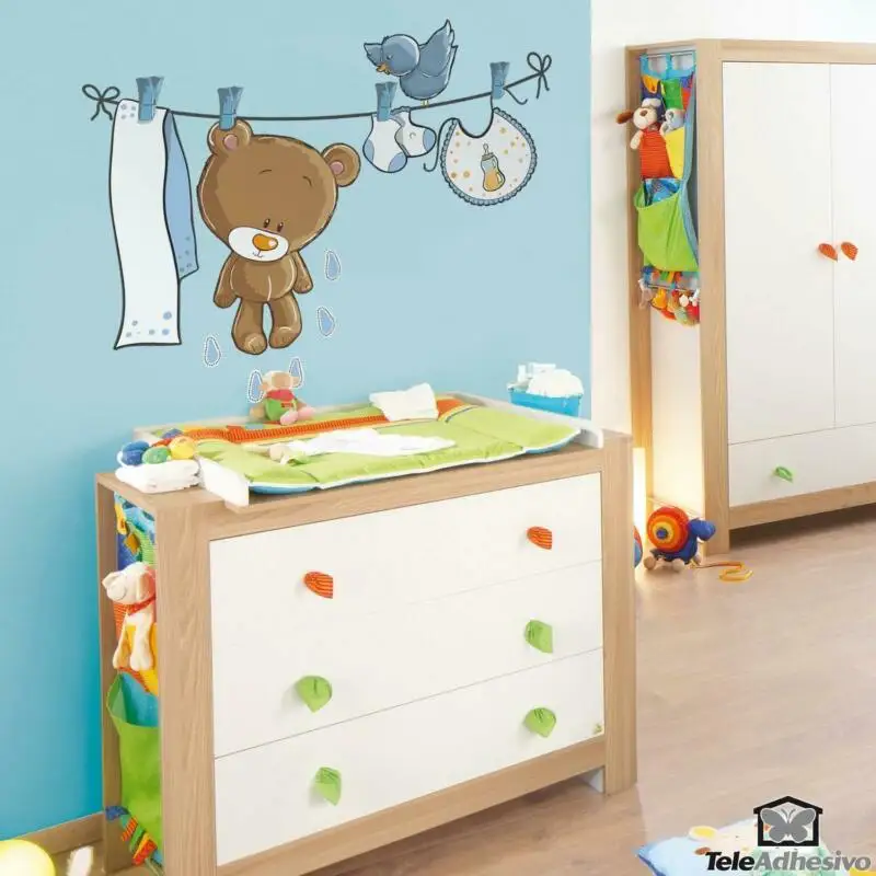 Милый мультяшный декор для детской комнаты спальни настенный стикер Детская