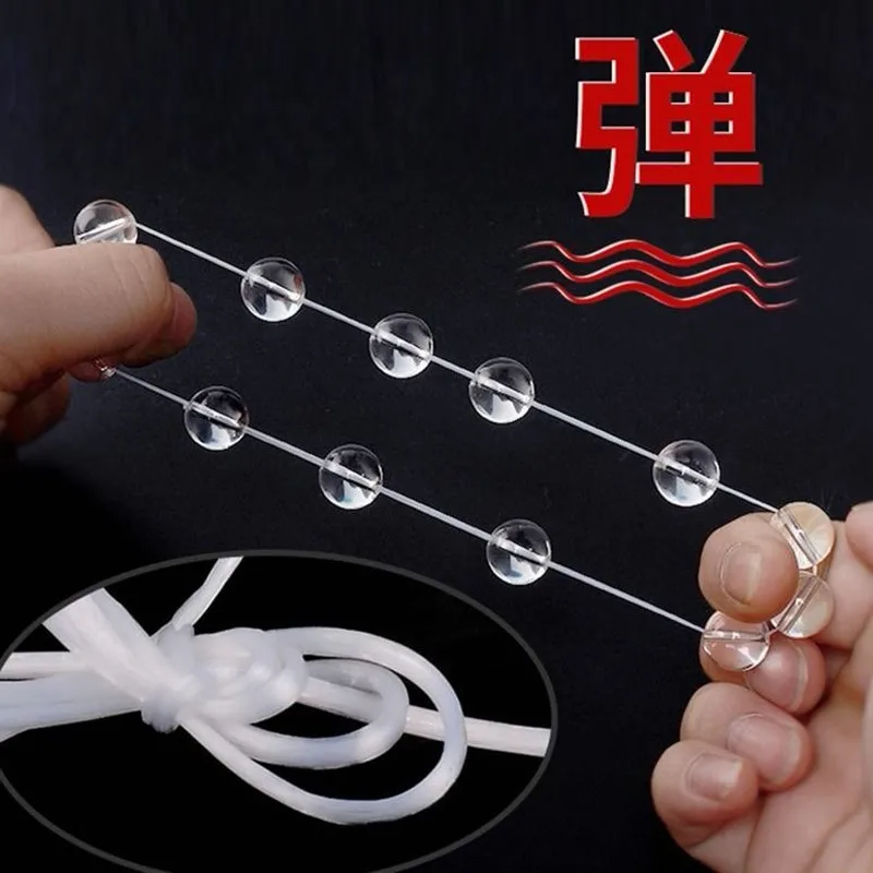 50 м/рулон прочный эластичный шнур с бусинами | Дом и сад