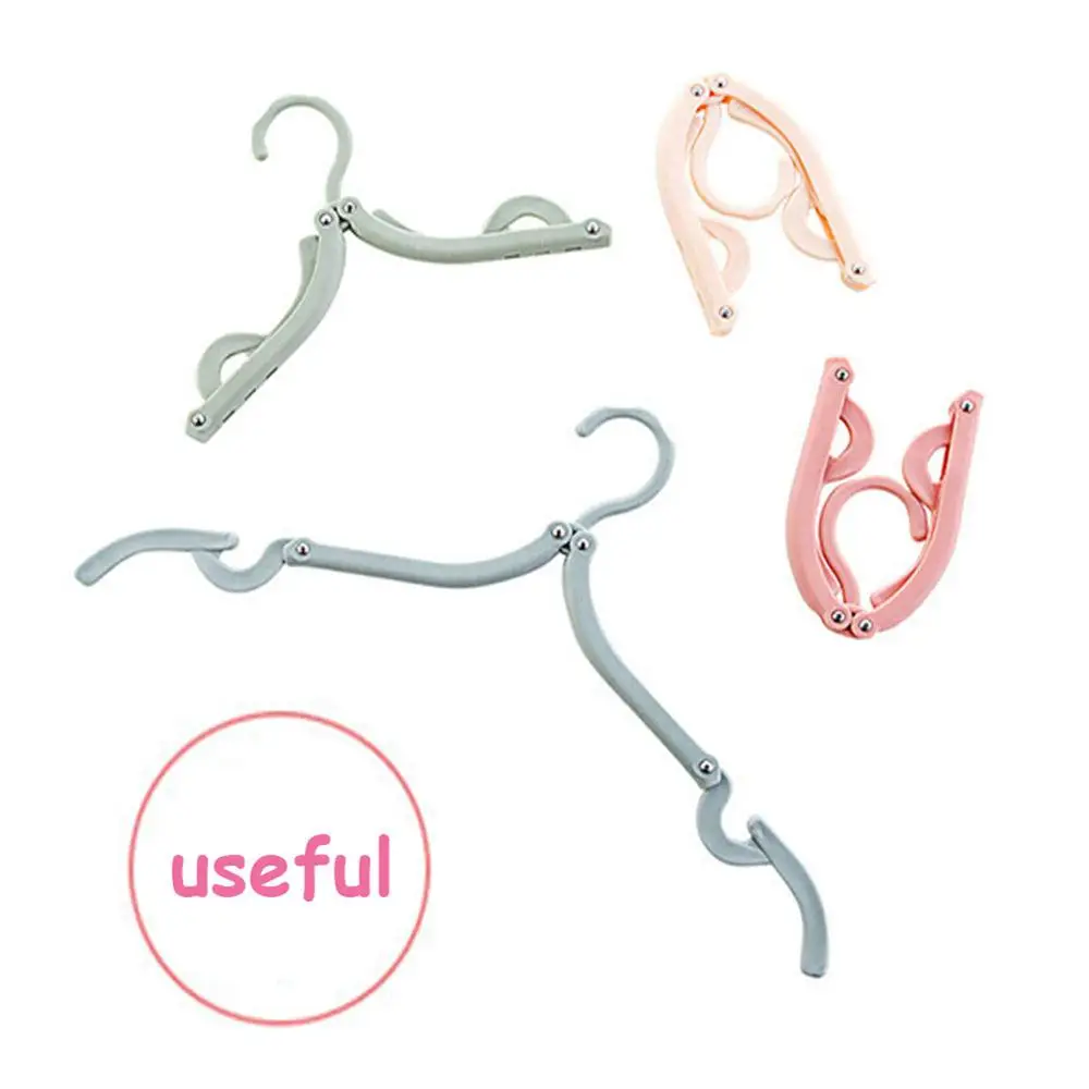 Модная пластиковая удобная складная Одежда для уборки переносная вешалка