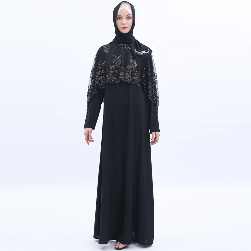 Кружевные платья abaya Дубай, Турция исламский, арабский мусульманское платье, Morocco Caftan Tesettur Elbise Sukienki платья Хиджаб халат Longue