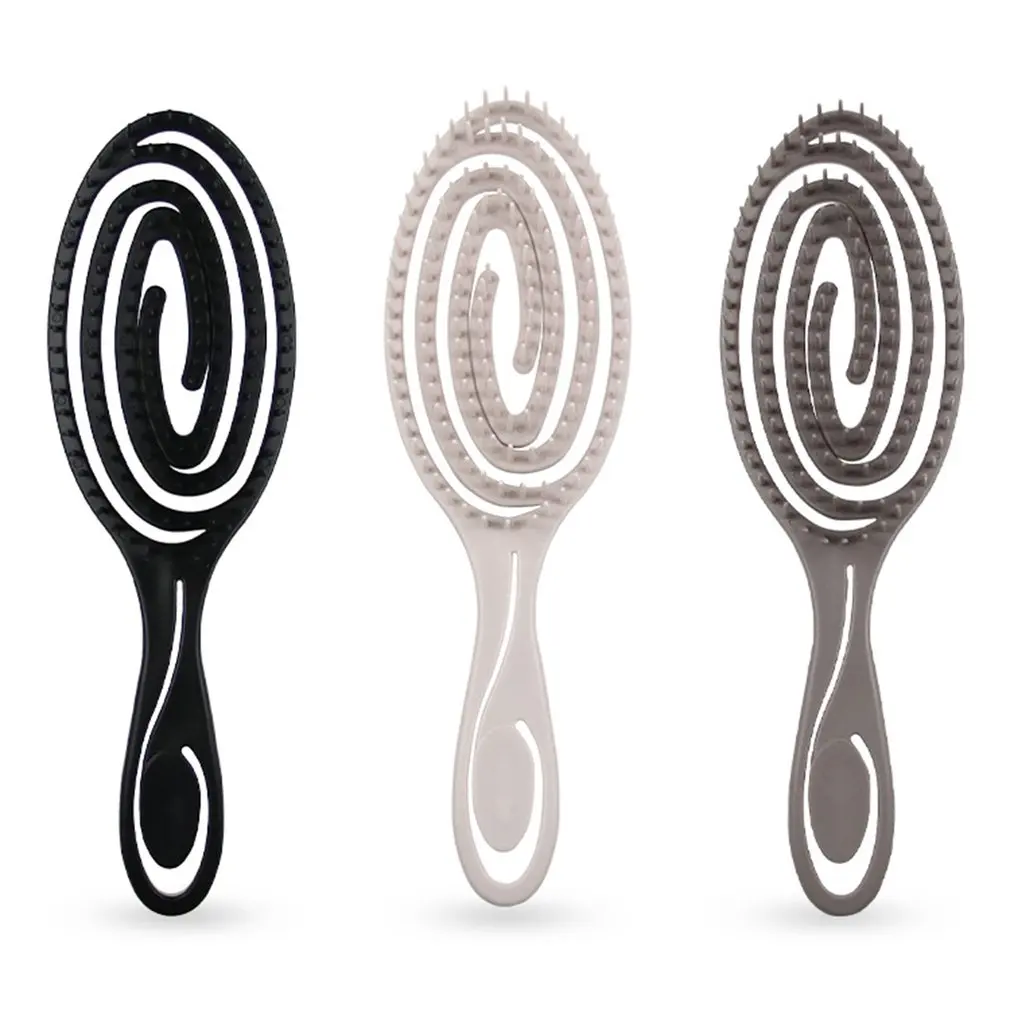 

Curved Mosquito Coil Style Hair Massage Comb Air-cushion Comb Beauty Tool Sealed Bag Big Curved Comb