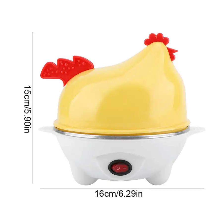 Пароварка на 7 яиц электрическая яйцеварка в форме курицы многофункциональная