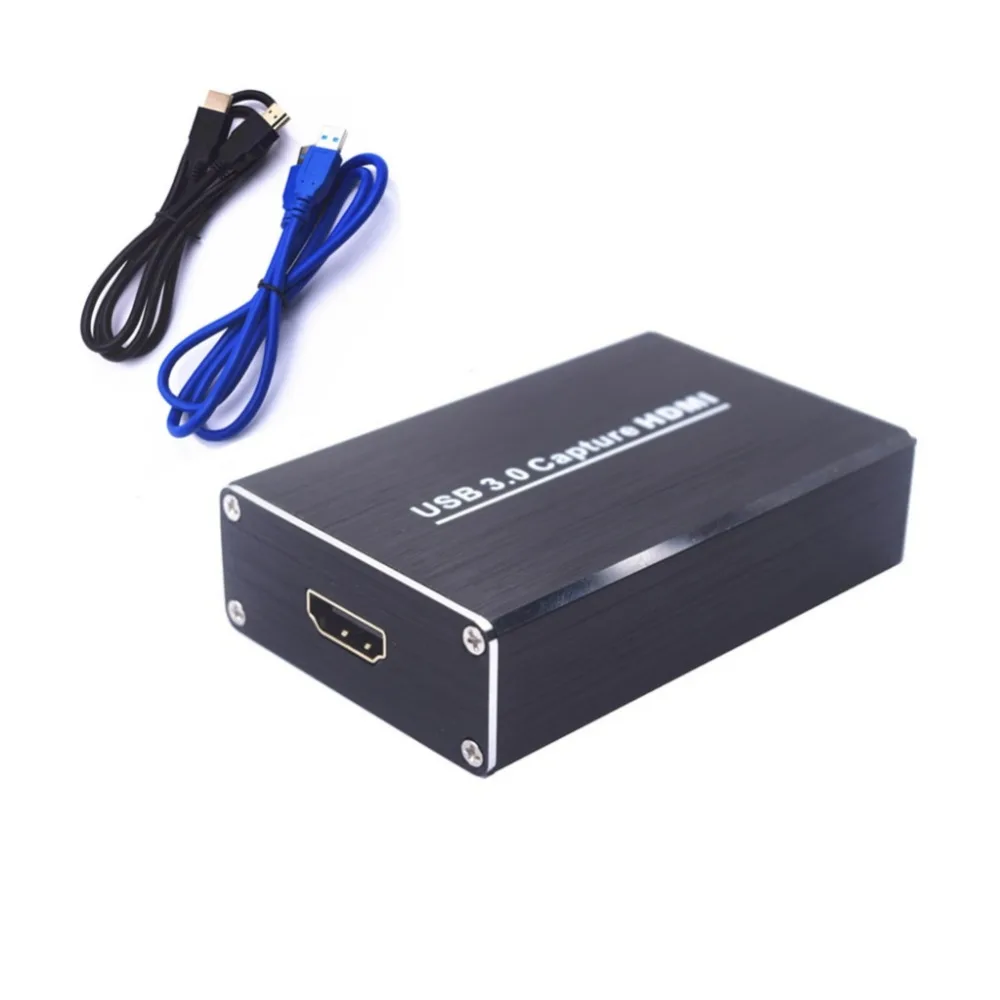 Drive-Free USB3.0 Capture Card Box 1080P 60FPS HDMI Video for Windows Linux OS X System Dongle |