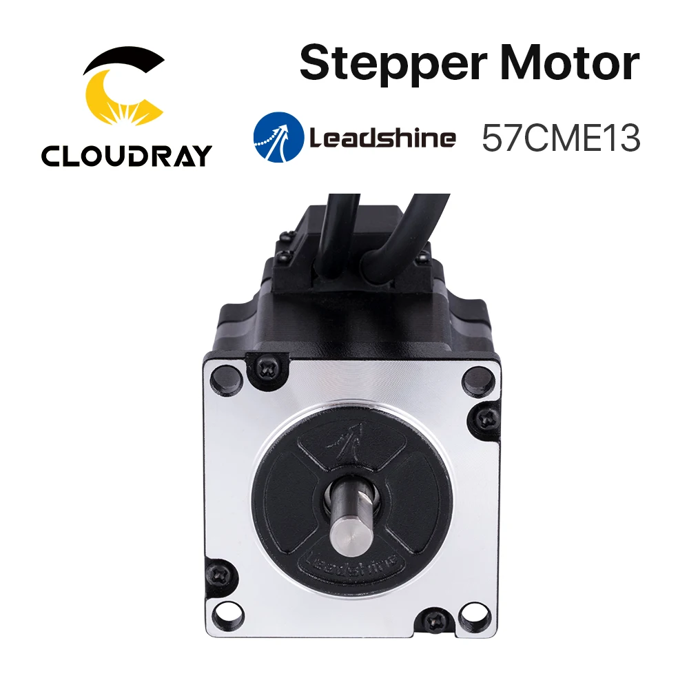 Шаговый двигатель Leadshine Nema 23 (57CME13) с замкнутым контуром 1 3 нм 4 а 74 мм кодировщиком