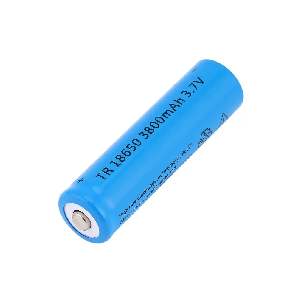 18650 Li-Ion 3800mAh Большая емкость 3 7 V Аккумуляторная батарея для светодиодный