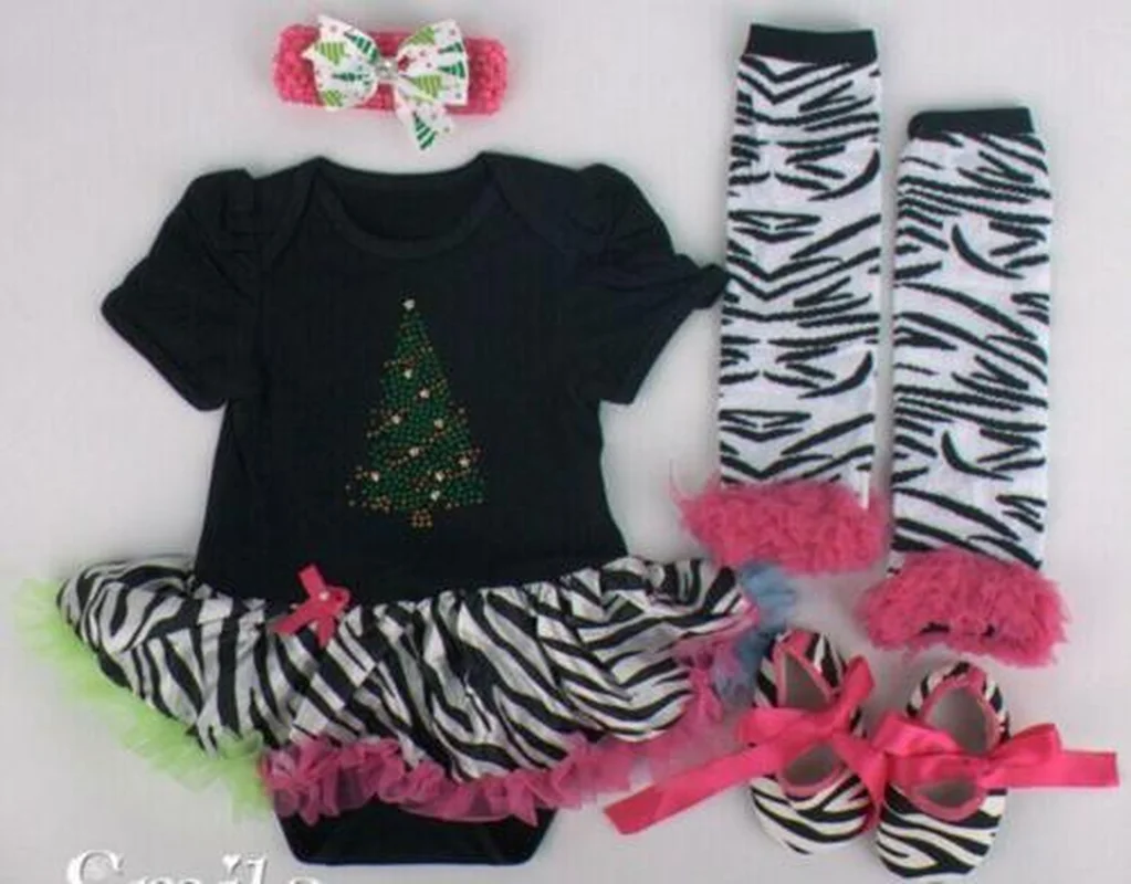 

Black 22'' Clothes Popular Handmade Reborn Zebra Clothes For Doll Christmas Gift Baby Doll Accessories American Doll Clothes