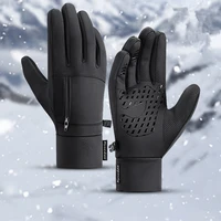 winter gloves for men women cycling waterproof non slip touch screen velvet gloves motorcycle skiing gloves