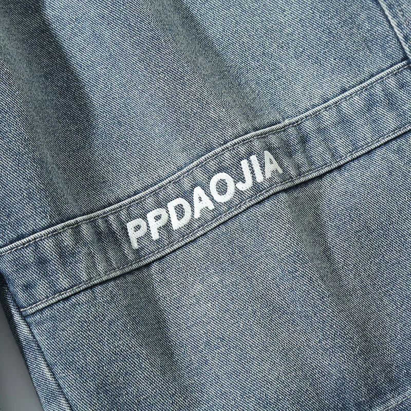 Summer Men Jeans Shorts 2022 Mens Streetwear Hip Hop Denim Shorts Casual Fashions Harajuku Joggers Men's Baggy Cargo Shorts