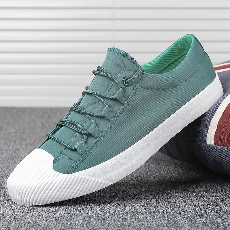 Туфли мужские парусиновые дышащие кроссовки Повседневная модная обувь лоферы