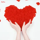 100010000 шт. свадебное украшение невесты Dprinkling цветы искусственные лепестки роз цветной Шелковый цветок аксессуары для волос 5zSH012