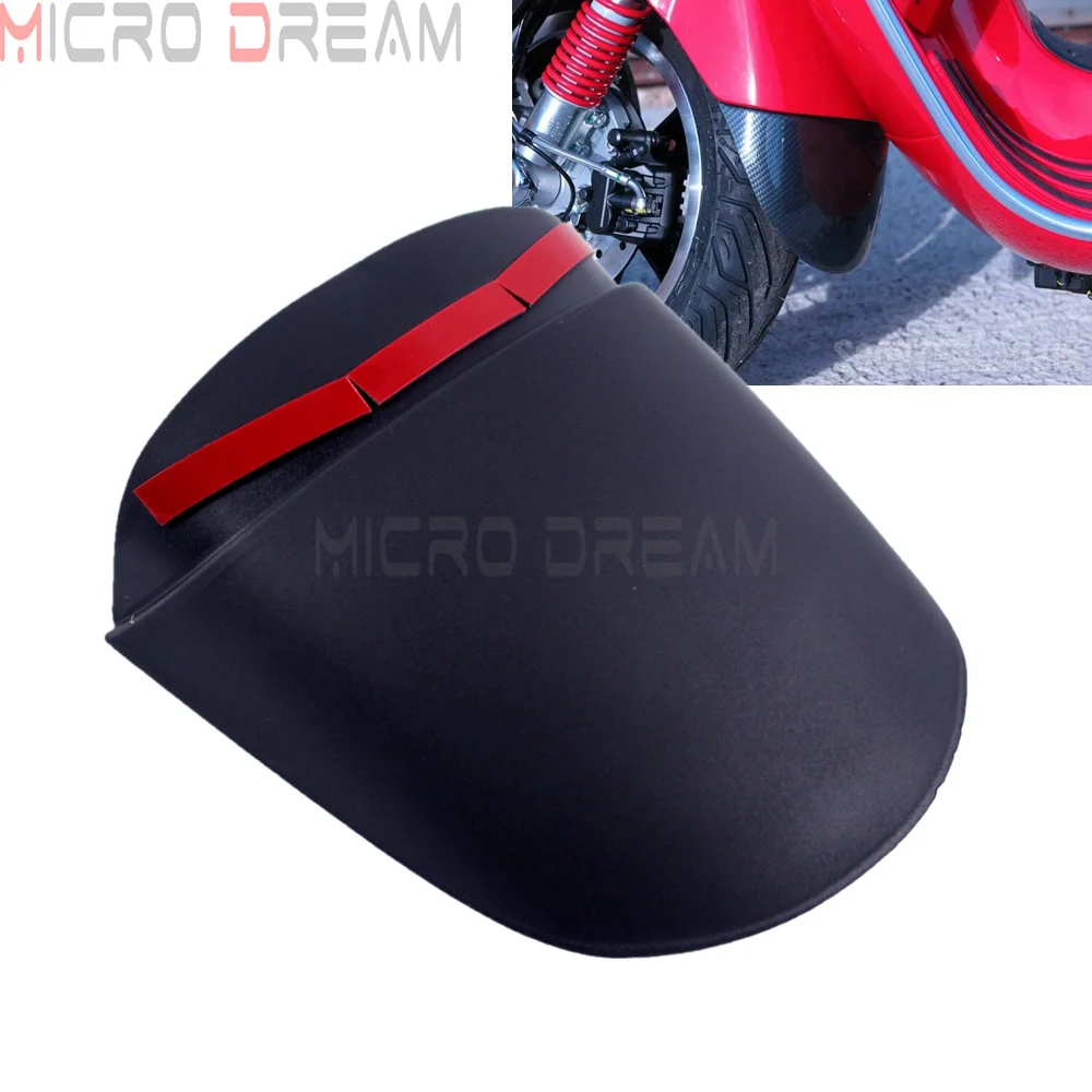 Черный Изогнутый передний удлинитель колеса для мотоцикла брызговик крышка Vespa